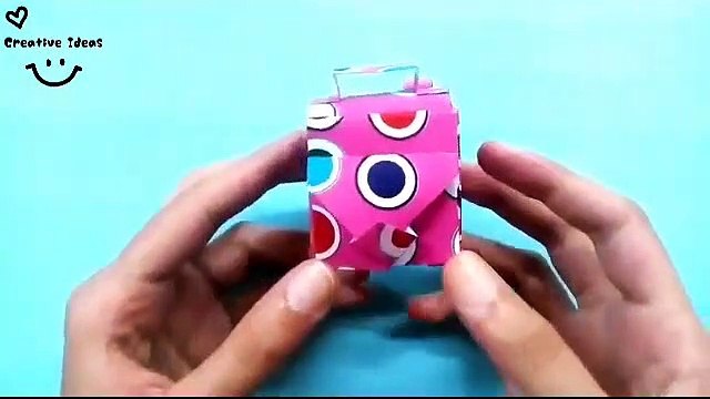 How to Make a mini Backpack - DIY mini Paper bag - Gift Wrapping Ideas for Teachers Day..