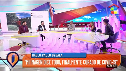 CURADO DE COVID-19 | Paulo Dybala confirmó que está dado de alta