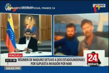 Venezuela: Régimen de Maduro detuvo a dos estadounidenses por la supuesta invasión por mar