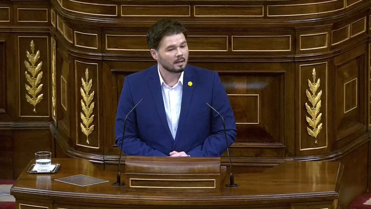 Rufián: "Lo que hoy se constata es el no del Gobierno a negociar con ERC".