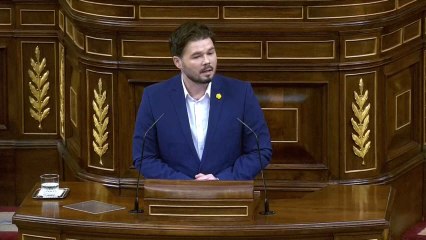 Rufián: "Lo que hoy se constata es el no del Gobierno a negociar con ERC".