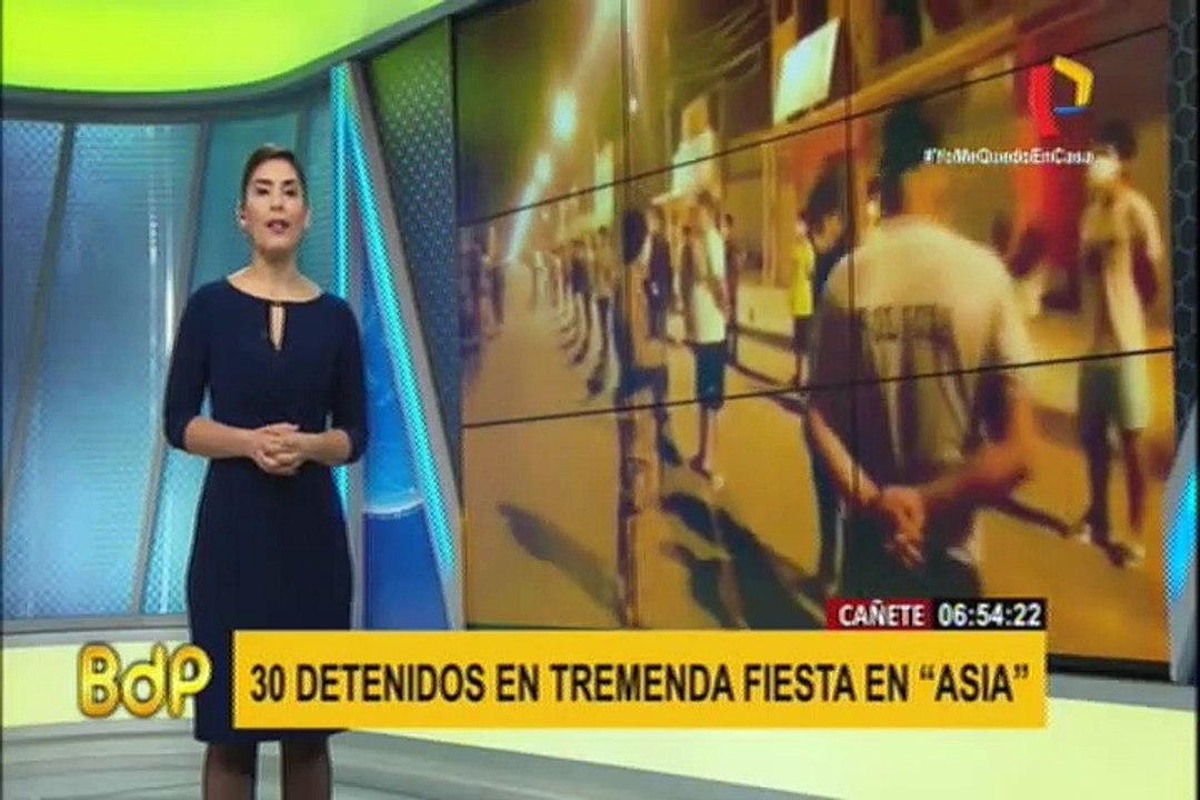 Cañete: Intervienen a cerca de 30 jóvenes en una fiesta en Asia