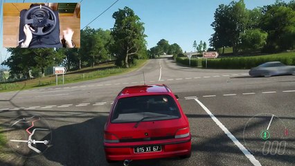 Tải video: Forza Horizon 4 - 350HP RENAULT CLIO 16S - Test Drive with THRUSTMASTER TX + TH8A -