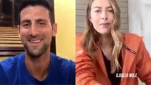 Novak Djokovic e Maria Sharapova: Aneddoti curiosi. Djokovic sbronzo prima di una partita (Credit: @Youtube @Djokernole @Instagram)