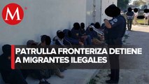 Detienen a 54 migrantes escondidos en un camión en Nuevo Laredo