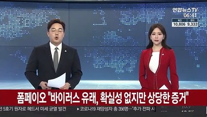 폼페이오 "바이러스 유래, 확실성 없지만 상당한 증거"