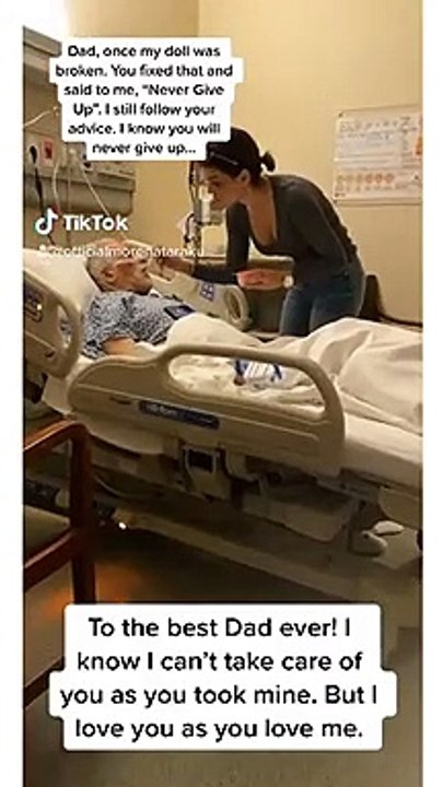 Morena shfaqet në spital, duke u kujdesur për babin e saj