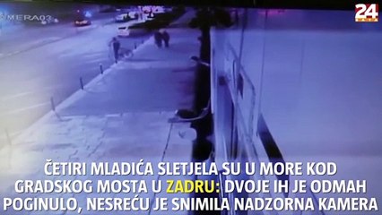 Sekunde užasa u Zadru Sletjeli autom u more, zamalo su pokosili ljude 1080 x 1920