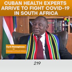 Cuban Health Experts Arrive To Fight Covid-19 In South Africa