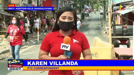 Total lockdown sa Brgy. Addition Hills, Mandaluyong, ipinatutupad na