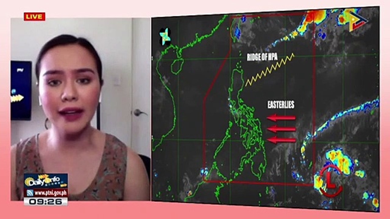 PTV INFO WEATHER: Binabantayang LPA sa labas ng PAR, mababa ang posibilidad na maging bagyo