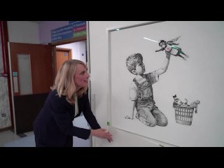 Banksy pays superhero tribute to Britain's NHS staff