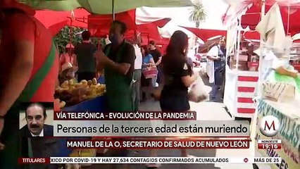 Personas de la tercera edad están muriendo: secretario de salud de Nuevo León