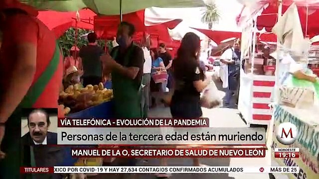 Personas de la tercera edad están muriendo: secretario de salud de Nuevo León