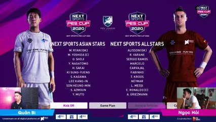 TRỰC TIẾP |  LƯỢT TRẬN 2 BẢNG A | NEXT SPORTS PES CUP 2020