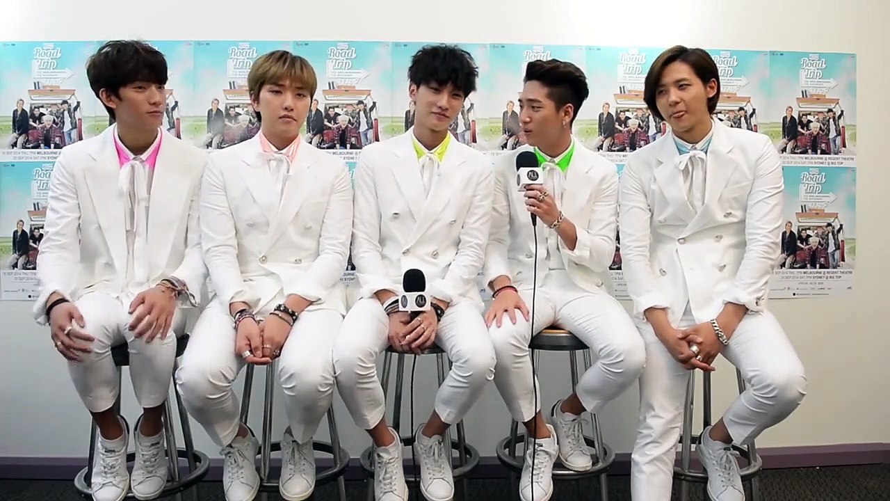 B1A4  Backstage in Sydney, Australia: The Aussie Experience & Questions submitted by BANAs