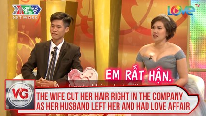 THE WIFE CUT HER HAIR RIGHT IN THE COMPANY AS HER HUSBAND LEFT HER AND HAD LOVE AFFAIR