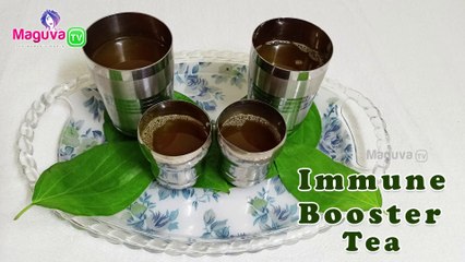Best Immune Booster Tea Recipe | How to Make Immune System Boosting Tea at home easily? | Healthy Immunity Boosting Drink | Maguva TV