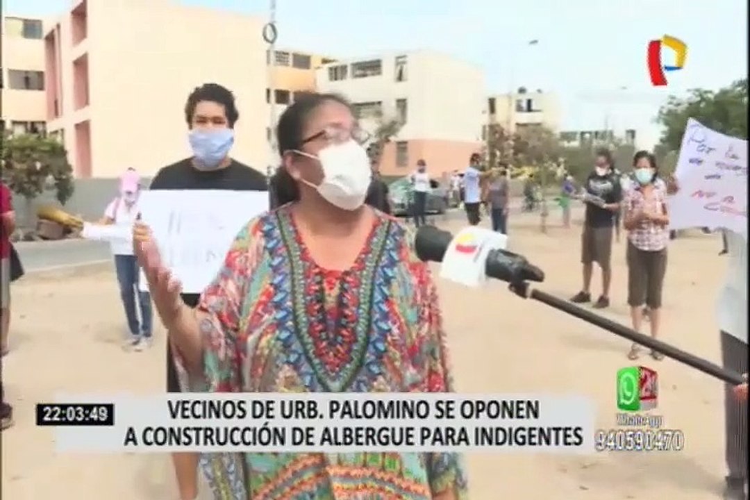 Cercado de Lima: vecinos de Palomino en contra de construcción de albergue para indigentes