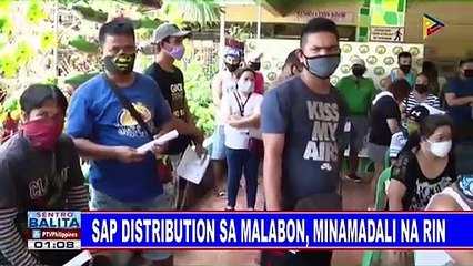 SAP distribution sa Malabon, minamadali na rin