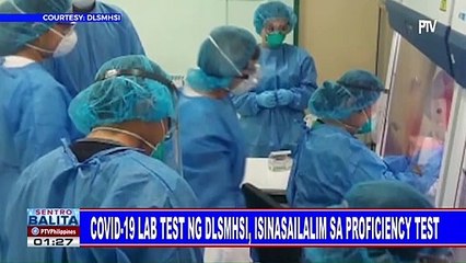 CoVID-19 lab test ng Cavite, isinasailalim sa proficiency test