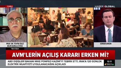 Bilim Kurulu üyesi Tevfik Özlü'den dikkat çeken AVM açıklaması