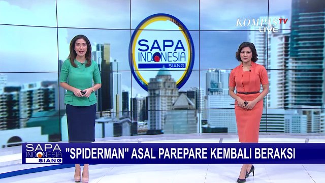 Kembali Beraksi, Spiderman Asal Parepare Ini Bagikan Ribuan Masker