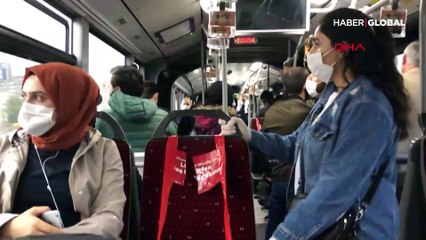 İstanbul'da toplu ulaşımda tedirgin eden görüntüler