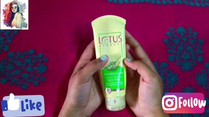 Lotus herbals tea tree anti acne oil contro clarifying face pack review / all skin types face pack