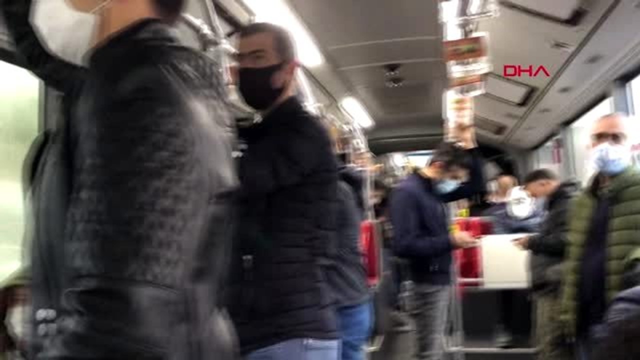 İSTANBUL'TA TOPLU ULAŞIMDA BU SABAH: BAZI HATLARDA YOĞUNLUK DİKKAT ÇEKTİ