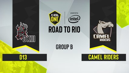 CSGO - Camel Riders vs. D13 [Dust2] Map 2 - ESL One Road to Rio - Group B - Asia