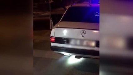 Abartılı egzoz bulunduran 3 araç sürücüsüne 5 bin 815 lira ceza verildi