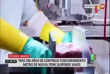 EE.UU: metro de Nueva York cerró por primera vez en sus 115 años de historia