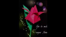 How2 Make Origami Flower - Lotus | Origami Flower | TANVEER RATUL