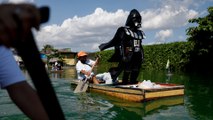 ‘Darth Vader’ and ‘Stormtroopers’ a force for good amid coronavirus lockdown in Philippine village