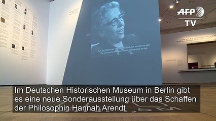 Berliner Hannah-Arendt-Ausstellung unter strengen Hygiene-Auflagen