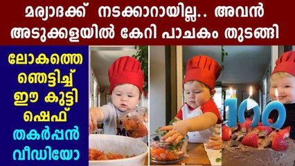 Baby Chef Kobe Prepares Mouthwatering Dishes | Oneindia Malayalam