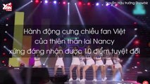 Hành động cưng chiều fan Việt của thiên thần lai Nancy xứng đáng nhận được 10 điểm tuyệt đối