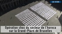 Action choc du secteur de l'horeca à Bruxelles