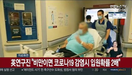 英 연구진 "비만이면 코로나19 감염시 입원확률 2배"