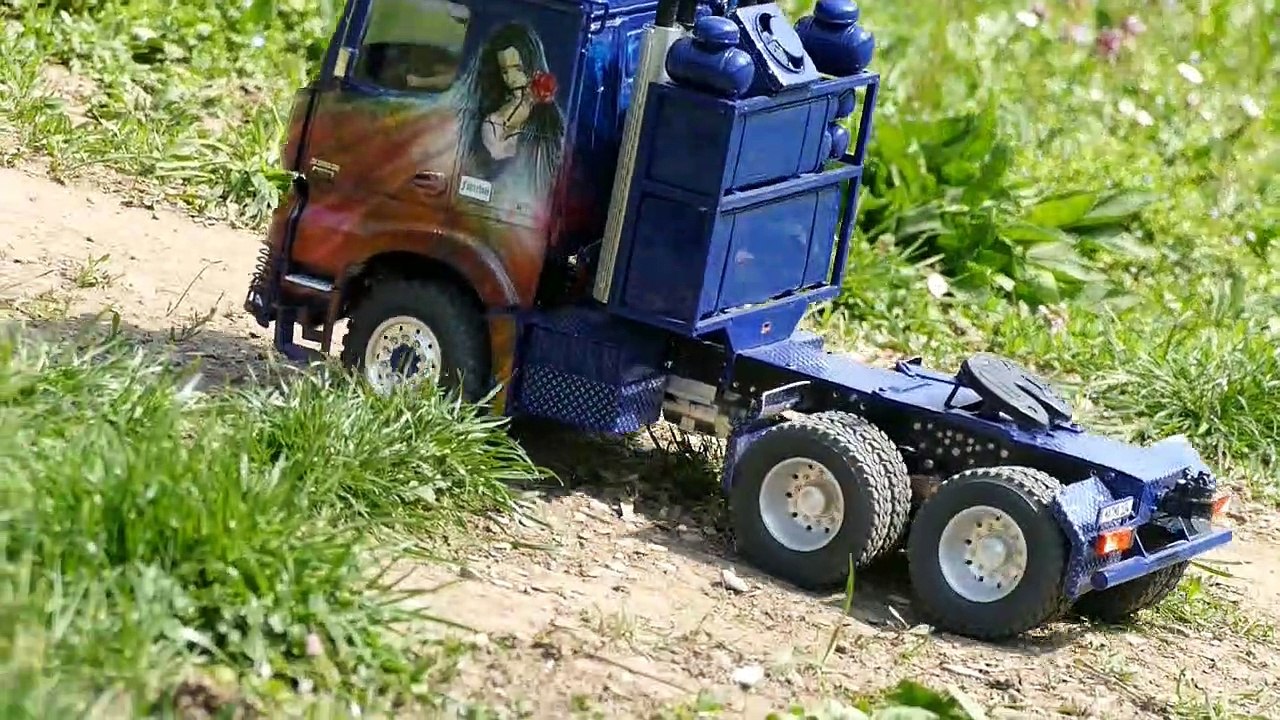 Alex Bergfahrt 6x6 bei ca. 25% Steigung