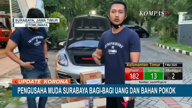 Viral! Ini Dia Sosok Crazy Rich Surabaya yang Bagikan Sembako dan Uang Tunai Jutaan Rupiah
