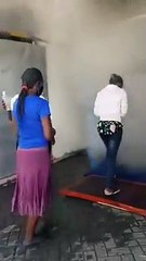 Black people doing best protest for Corona viras