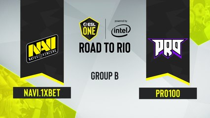 CSGO - NAVI.1XBET vs. Pro100 [Inferno] Map 1 - ESL One Road to Rio - Group B - CIS