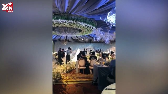 Trương Hinh Dư bật khóc trong hạnh phúc khi nói lời thề nguyền trăm năm với chồng quân nhân trong đám cưới