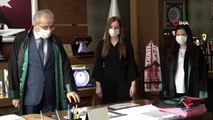 Samsun'da stajyer avukatlar cübbe giydi