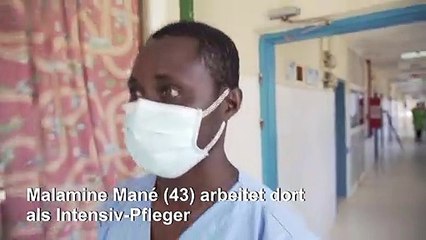 Corona-Helden: Krankenpfleger Malamine Mané aus dem Senegal