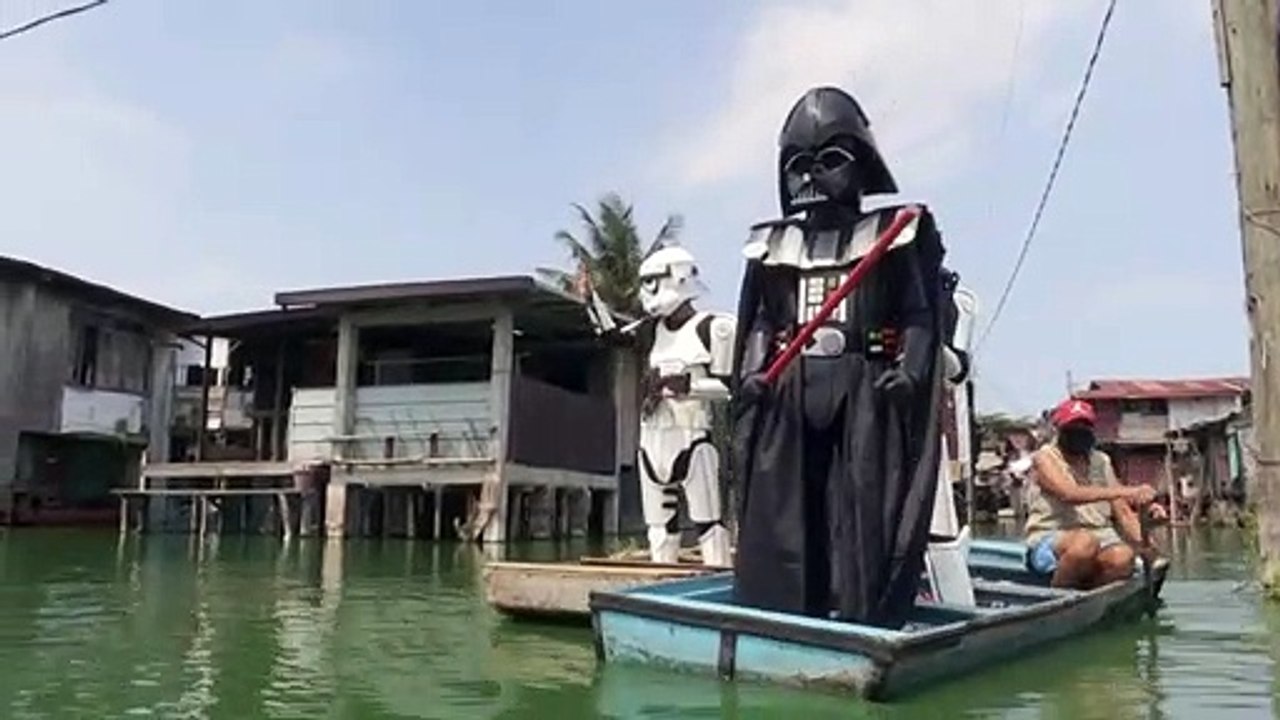 'Darth Vader' überwacht Corona-Regeln