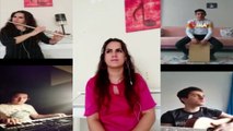 Lise öğrencileri pandemi süreciyle ilgili şarkı besteledi