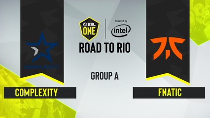 CSGO - Complexity vs. Fnatic [Inferno] Map 2 - ESL One Road to Rio - Group A - EU